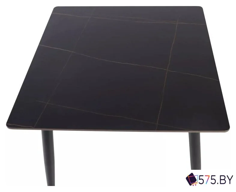Кухонный стол Signal Rion 130/70/76 (черный/черный) в магазине 575.by