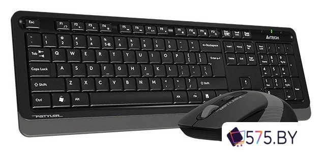 Офисный набор A4Tech Fstyler FG1010 (черный/серый) в магазине 575.by