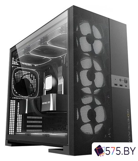 Корпус Geometric Future Model 5 Vent 5FAN (черный) в магазине 575.by