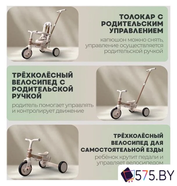 Детский велосипед Bubago Malanka BG 211-2 (коричневый) в магазине 575.by