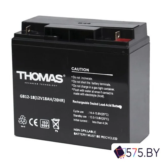 Аккумулятор для ИБП Thomas GB 12-18 Ah в магазине 575.by