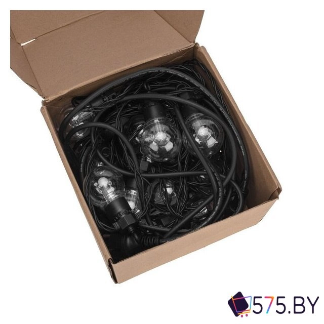 Светодиодная гирлянда Neon-Night Уличная Лофт 10 м 331-355 (теплый белый) в магазине 575.by