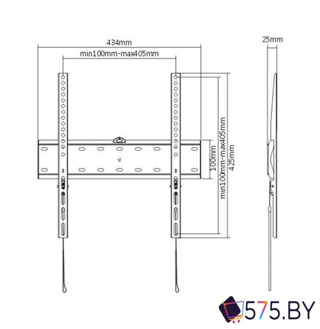 Кронштейн для телевизора Gembird WM-55F-02 в магазине 575.by