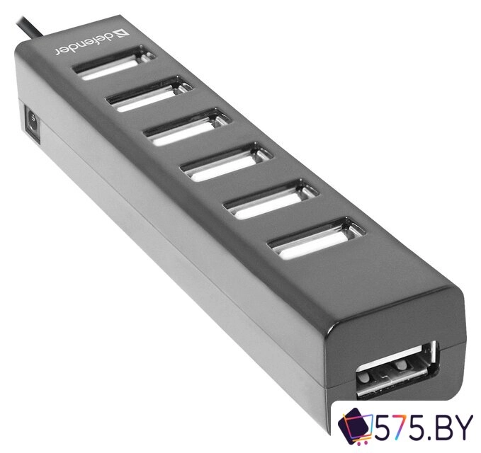 USB-хабы и док-станции Defender Quadro Swift USB2.0 [83203] в магазине 575.by