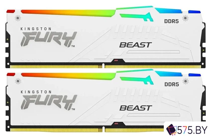 Оперативная память Kingston FURY Beast RGB 2x16ГБ DDR5 6000 МГц KF560C30BWAK2-32 в магазине 575.by