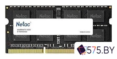 Оперативная память Netac Basic 8GB DDR3 SODIMM PC3-12800 NTBSD3N16SP-08 в магазине 575.by