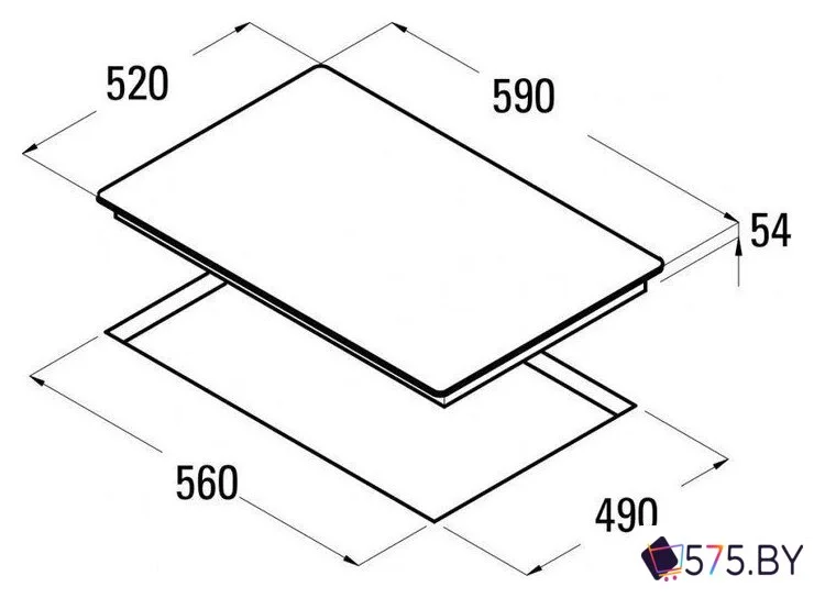 Варочная панель Schtoff I60H01 Black в магазине 575.by