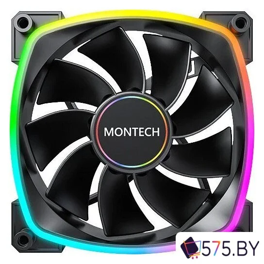 Вентилятор для корпуса Montech RX140 PWM Reverse (черный) в магазине 575.by