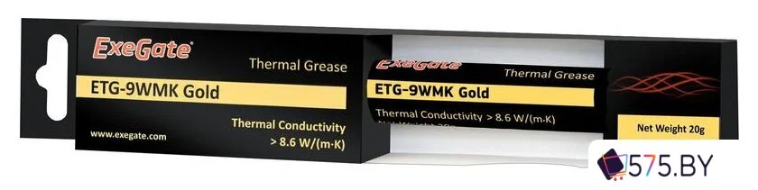 Термопаста ExeGate ETG-9WMK Gold EX282345RUS (20 г.) в магазине 575.by