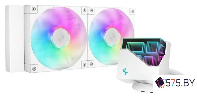 Система жидкостного охлаждения для процессора DeepCool LT240 WH ARGB R-LT240-WHAMNC-G-1 в магазине 575.by