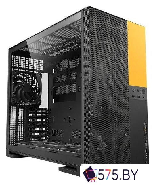 Корпус Geometric Future Model 5 Vent 5FAN (черный/желтый) в магазине 575.by