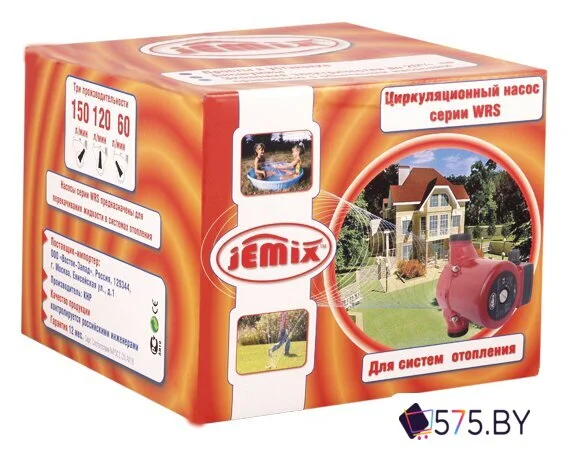 Циркуляционный насос Jemix WRS-25/8-180 в магазине 575.by