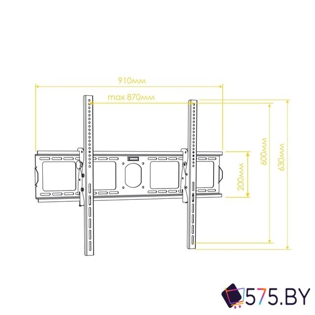 Кронштейн для телевизора Onkron UT4 (черный) в магазине 575.by