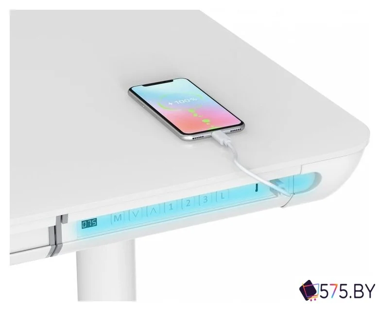 Стол с регулировкой высоты CACTUS CS-EGD-WT-LED в магазине 575.by