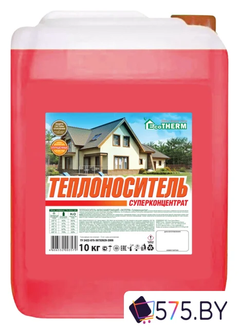 Теплоноситель EcoTherm суперконцентрат 10 кг в магазине 575.by