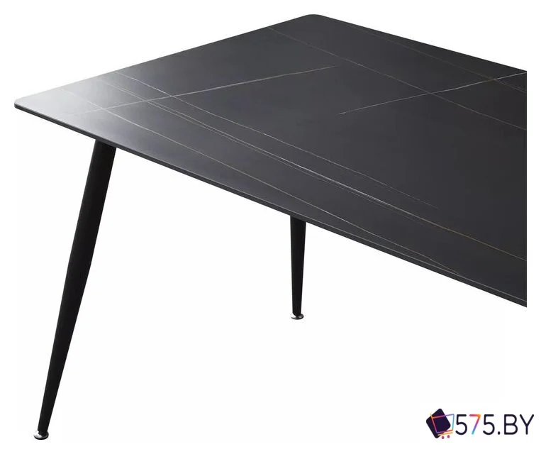 Кухонный стол Signal Rion 130/70/76 (черный/черный) в магазине 575.by