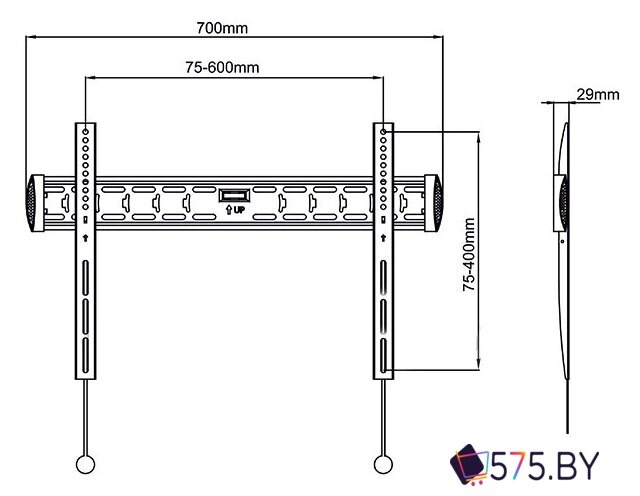 Кронштейн для телевизора Onkron FM6 в магазине 575.by