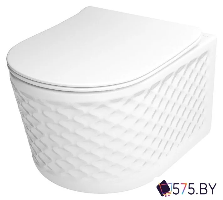 Унитаз подвесной Roxen Vine Tornado в комплекте с инсталляцией StounFix Dual Fresh 6 в 1 868595 (кнопка: сатин матовая) в магазине 575.by