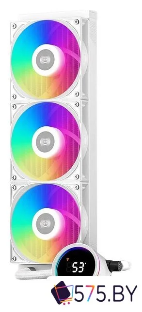 Система жидкостного охлаждения для процессора PCCooler DA360 Pro ARGB Digital (белый) в магазине 575.by
