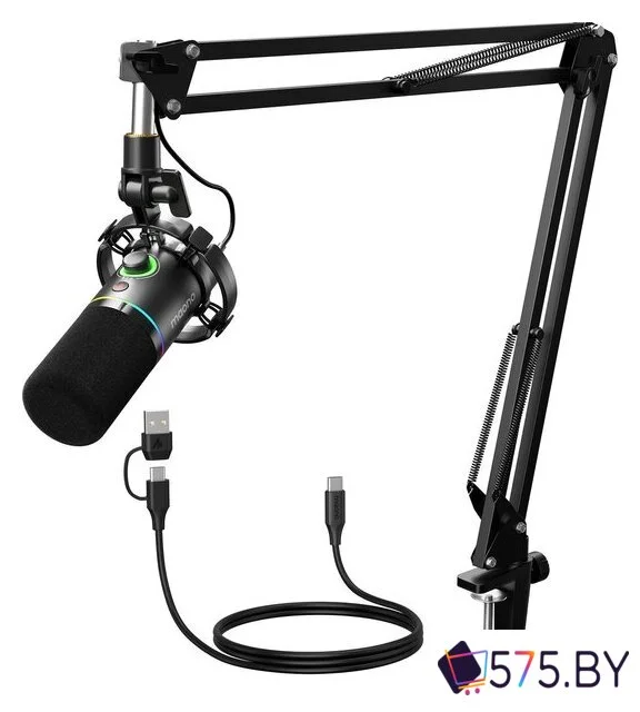 Проводной микрофон Maono PD200XS (черный) в магазине 575.by