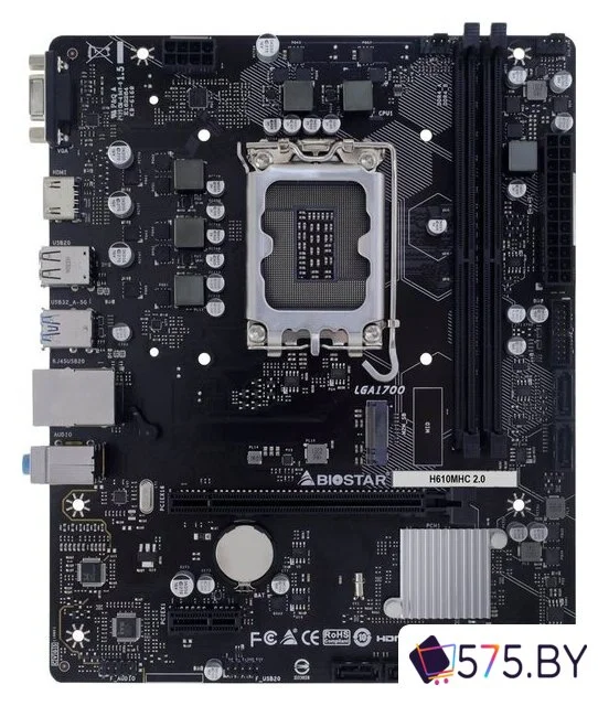 Материнская плата BIOSTAR H610MHC 2.0 Ver. 6.0 в магазине 575.by