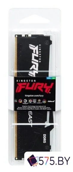 Оперативная память Kingston FURY Beast RGB 16ГБ DDR5 6000 МГц KF560C30BBEA-16 в магазине 575.by