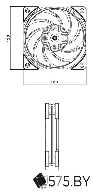 Вентилятор для корпуса Thermalright TL-B12 в магазине 575.by