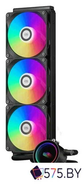 Система жидкостного охлаждения для процессора PCCooler DA360 ARGB (черный) в магазине 575.by