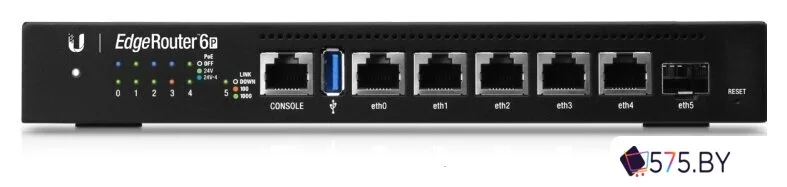 Управляемый коммутатор 3-го уровня Ubiquiti EdgeRouter 6P в магазине 575.by