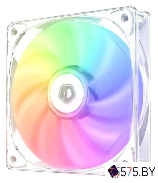 Вентилятор для корпуса ID-Cooling Crystal 120 White ARGB в магазине 575.by