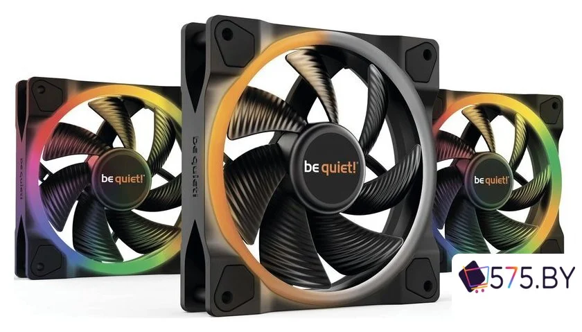 Комплект вентиляторов для корпуса с контроллером be quiet! Light Wings 120mm PWM Triple Pack BL076 в магазине 575.by