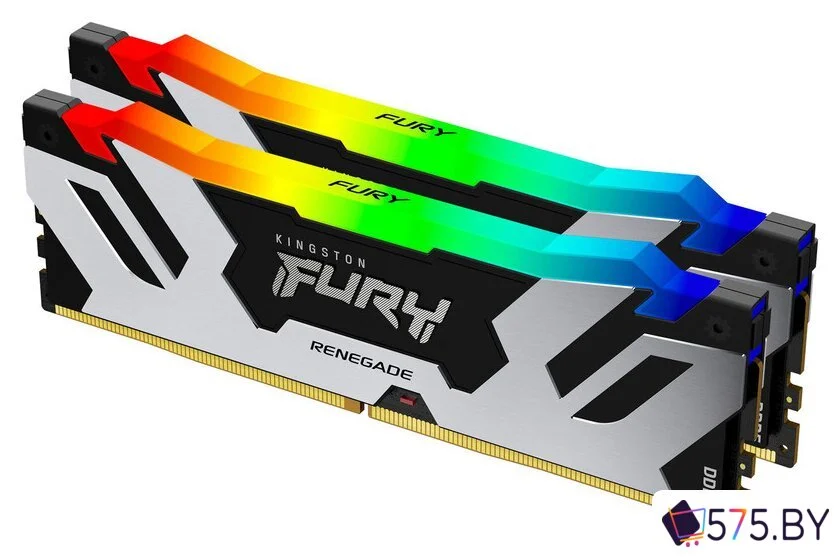 Оперативная память Kingston FURY Renegade RGB 2x48ГБ DDR5 6000 МГц KF560C32RSAK2-96 в магазине 575.by