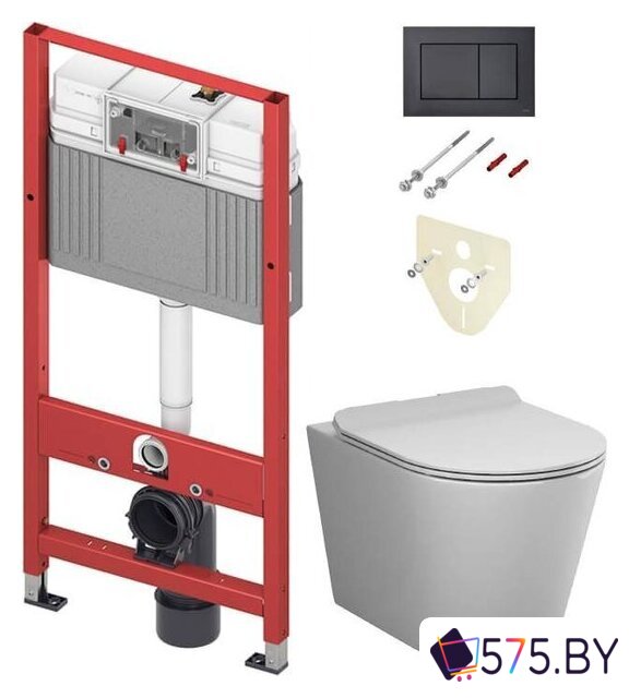 Унитаз подвесной AM.PM Sunny Flashclean C85C1701SC + TECE 9400414 в магазине 575.by