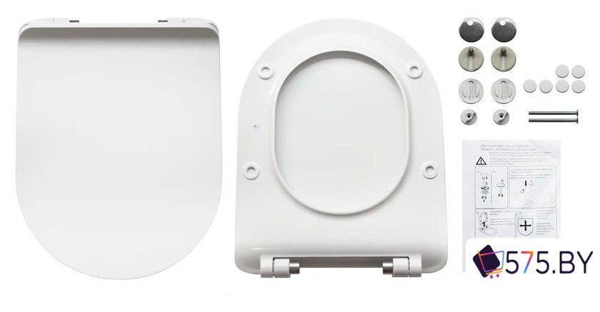 Унитаз напольный Sanita Luxe Next Slim WC.CC/Next/2-SlimDM/WHT.G/S1 в магазине 575.by