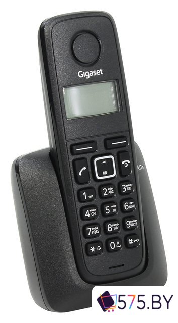 Радиотелефон Gigaset A116 (черный) в магазине 575.by