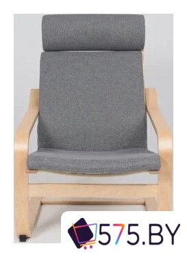 Интерьерное кресло AksHome Relax (ткань, серый QS-9) в магазине 575.by