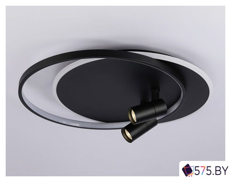 Припотолочная люстра Ambrella light FL51393/1+2 BK в магазине 575.by