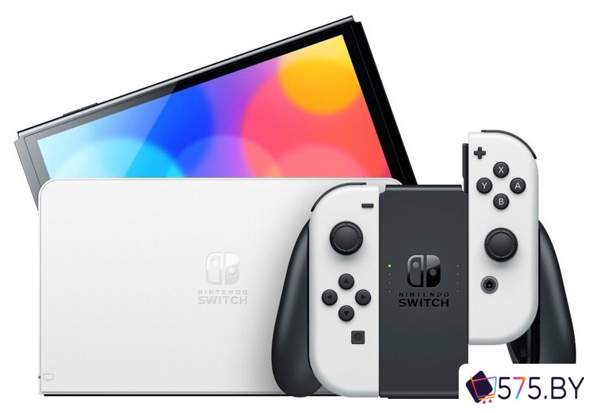 Игровая приставка Nintendo Switch OLED (белый) в магазине 575.by
