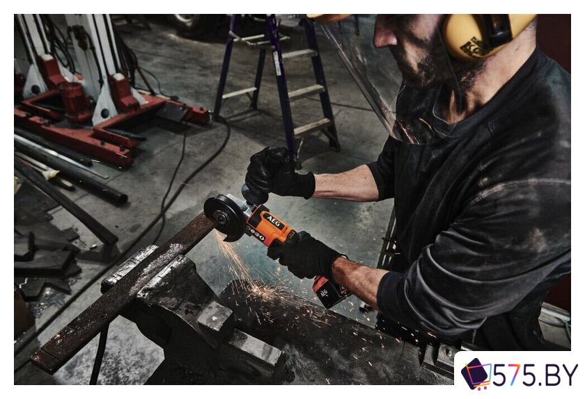 Угловая шлифмашина AEG Powertools BEWS18-125X2-0 4935498182 (без АКБ) в магазине 575.by