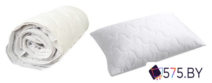 Комплект подушка+одеяло Mio Tesoro Маэстро 172х205 + Подушка для сна Basic 50x70 (2 шт) в магазине 575.by
