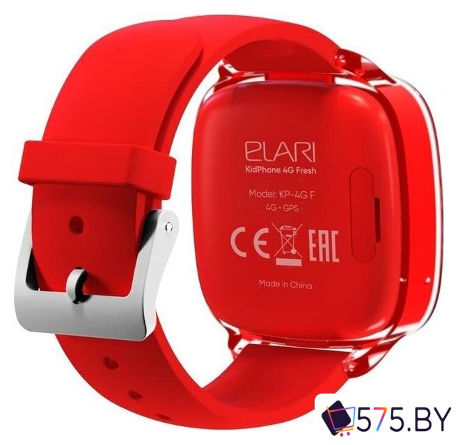 Детские умные часы Elari KidPhone Fresh 4G (красный) в магазине 575.by