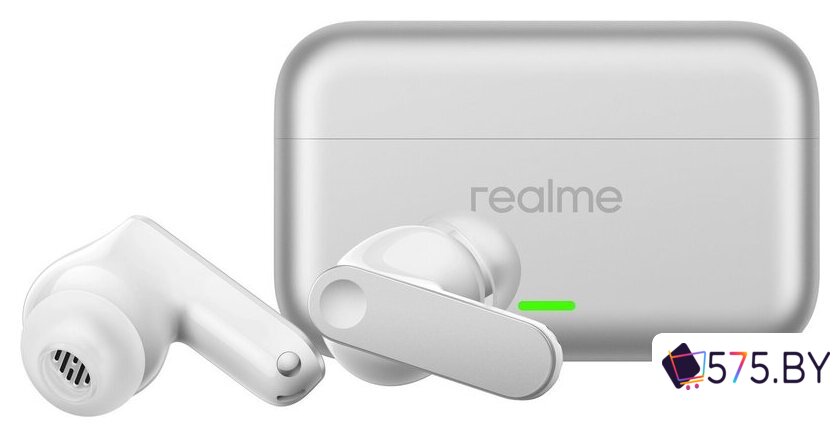 Наушники Realme Buds T500 Pro (белый/серебристый) в магазине 575.by