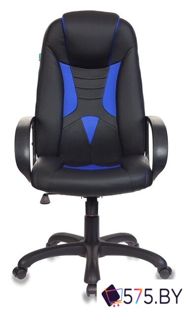 Игровое (геймерское) кресло Zombie VIKING-8/BL+BLUE (черный/синий) в магазине 575.by