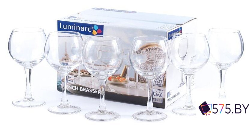 Набор бокалов для вина Luminarc French brasserie H8170 в магазине 575.by