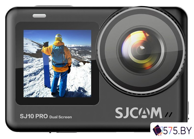 Экшен-камера SJCAM SJ10 Pro Dual Screen (черный) в магазине 575.by