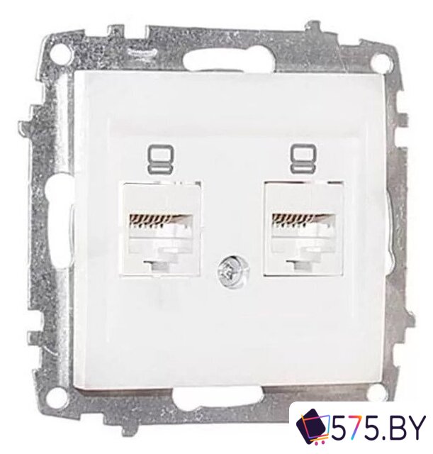 Розетка компьютерная Elbi Zena-Vega 609-015600-248 (белый) в магазине 575.by