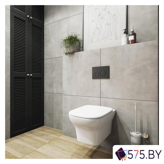 Инсталляция для унитаза Lavinia Boho Relfix 5 в 1 77010037 (черный пластик) в магазине 575.by