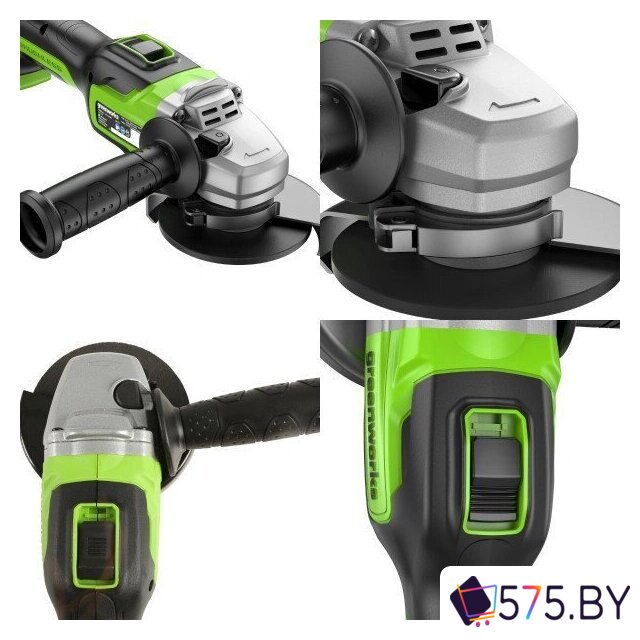 Угловая шлифмашина Greenworks GD24AG 3200207CUG (с 1-м АКБ) в магазине 575.by