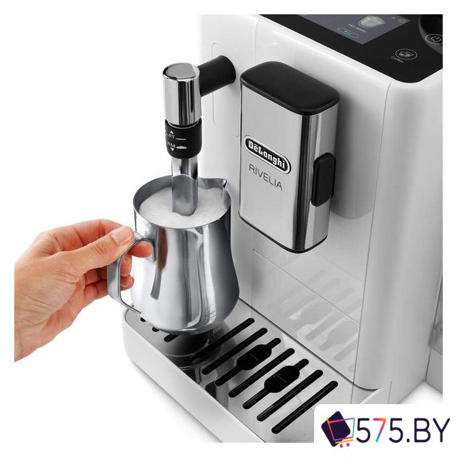 Кофемашина DeLonghi Rivelia EXAM440.35.W в магазине 575.by