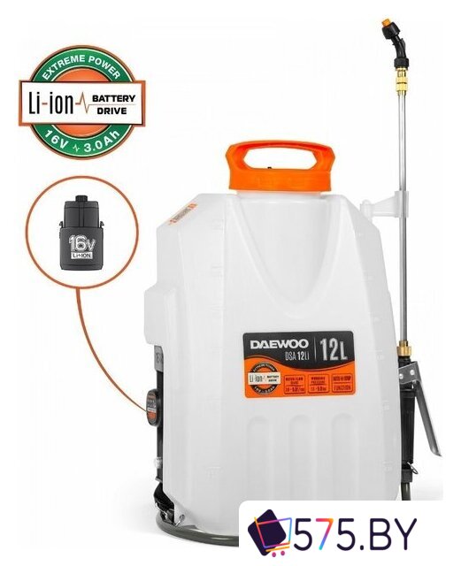 Аккумуляторный опрыскиватель Daewoo Power DSA 12Li Set в магазине 575.by
